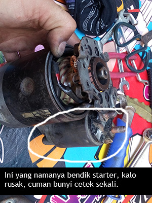 Bendik starter mobil Suzuki Forsa