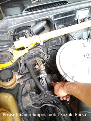 Lokasi dinamo ampere mobil Suzuki forsa