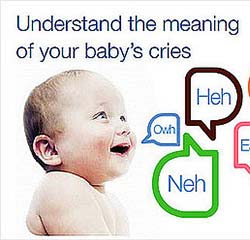 Cara mengartikan tangisan bayi adalah dengan merawatnya sendiri