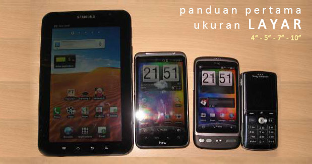 Tentukan ukuran layar hape android anda