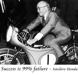Makna kesalahan menurut Soichiro Honda
